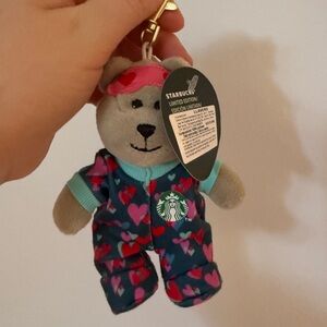 Limited edition Starbucks charm bag bear